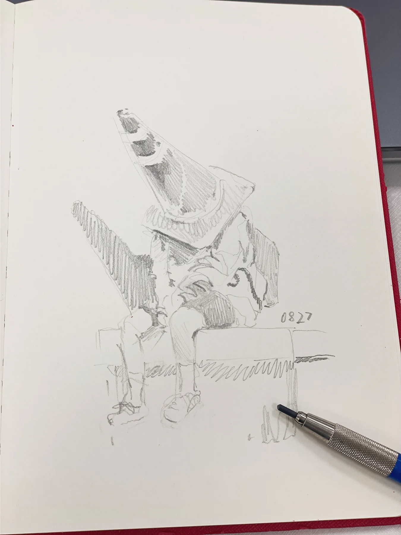 Cone Hat Figure Sketch cover image