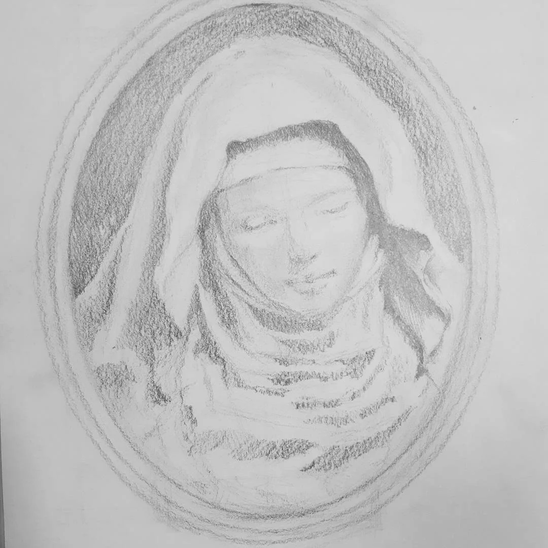 Madonna and Horse Studies 2
