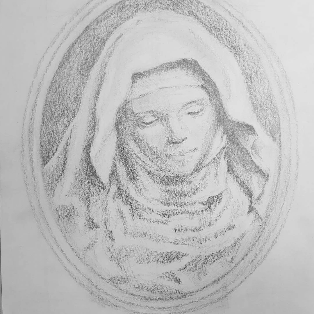 Madonna and Horse Studies 3