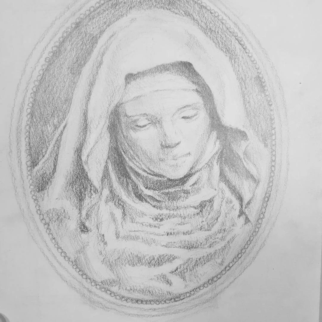 Madonna and Horse Studies 4