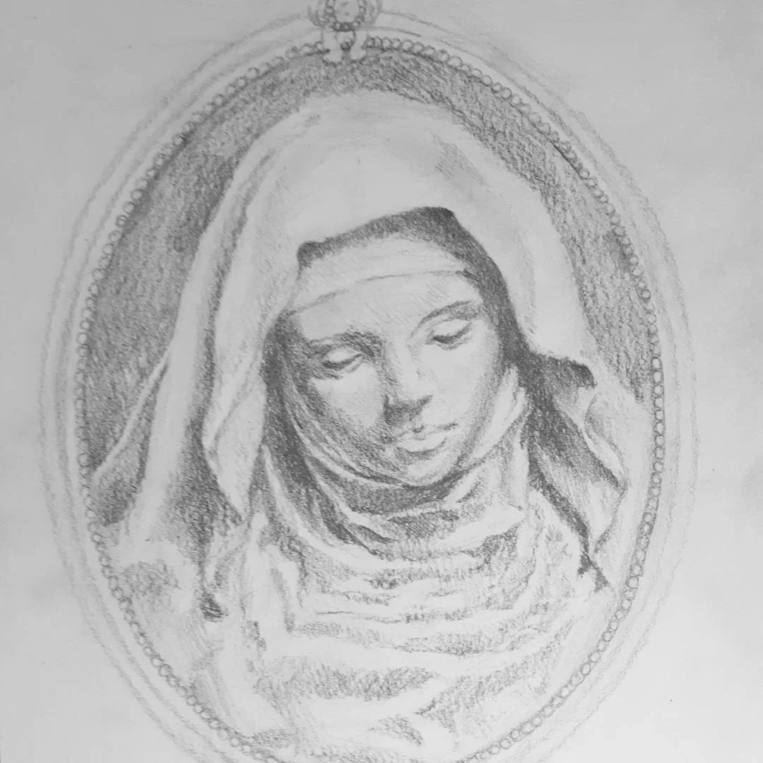 Madonna and Horse Studies 6